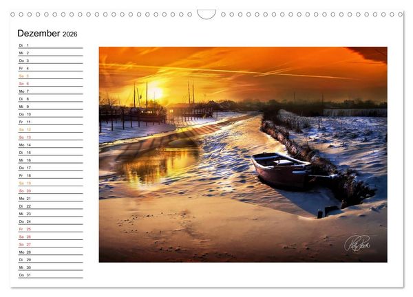 Produktbild: Friesland - am Vareler Hafen (Wandkalender 2026 DIN A3 quer), CALVENDO Monatskalender