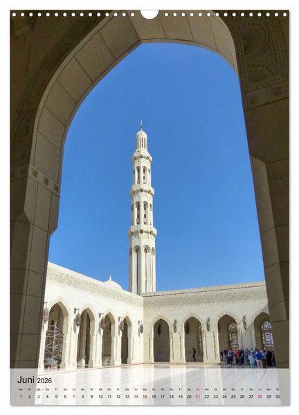 Produktbild: Zauberhafter Oman (Wandkalender 2026 DIN A3 hoch), CALVENDO Monatskalender