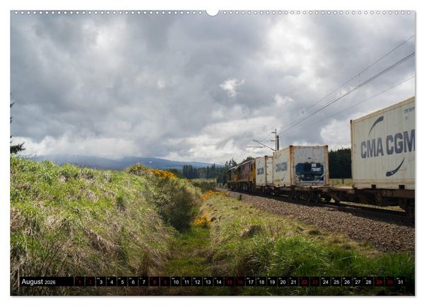 Produktbild: Eisenbahn in Neuseeland (hochwertiger Premium Wandkalender 2026 DIN A2 quer), Kunstdruck in Hochglanz