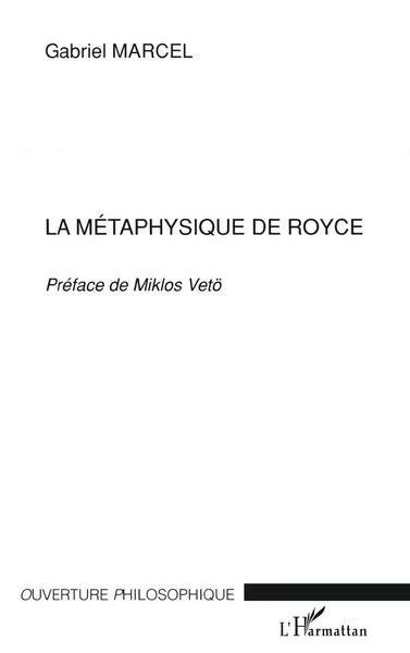 Produktbild: La m&eacute;taphysique de Royce