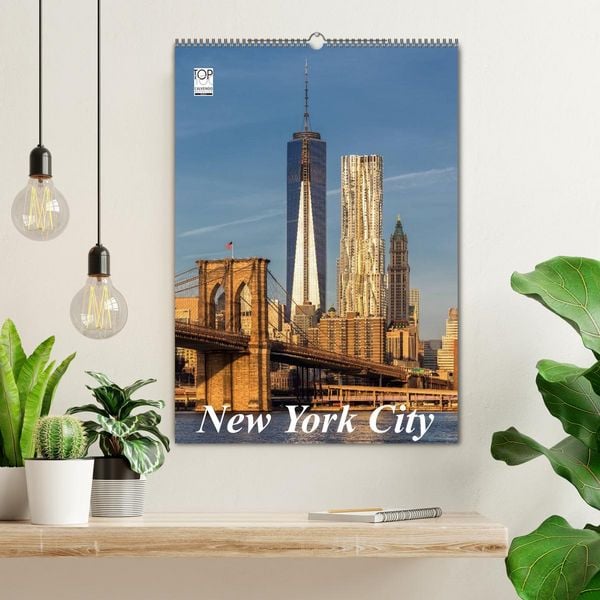 Produktbild: New York City (Wandkalender 2026 DIN A2 hoch), CALVENDO Monatskalender