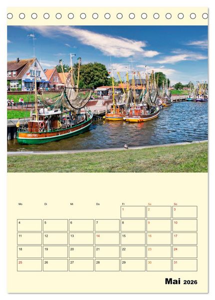 Produktbild: Meine geliebte Nordsee (Tischkalender 2026 DIN A5 hoch), CALVENDO Monatskalender