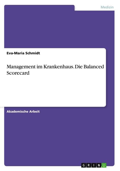 Produktbild: Management im Krankenhaus. Die Balanced Scorecard
