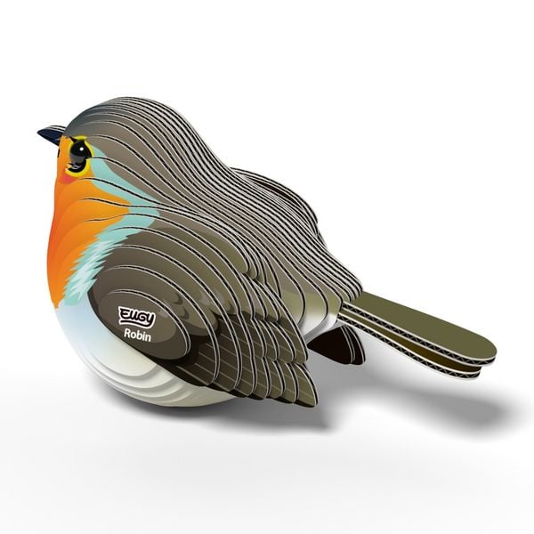 Produktbild: EUGY - 3D Bastelset Rotkehlchen