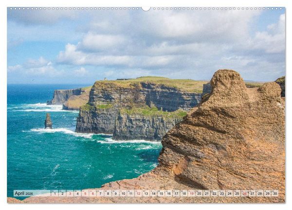 Produktbild: Irland - Eine Rundreise (hochwertiger Premium Wandkalender 2026 DIN A2 quer), Kunstdruck in Hochglanz