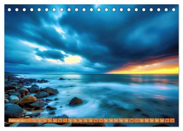 Produktbild: Ostsee in Langzeitbelichtung (Tischkalender 2027 DIN A5 quer), CALVENDO Monatskalender
