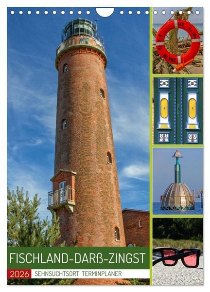 Produktbild: Sehnsuchtsort Fischland-Dar&szlig;-Zingst (Wandkalender 2026 DIN A4 hoch), CALVENDO Monatskalender