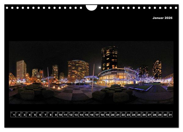 Produktbild: Vancouver / Kanada in faszinierender 360&deg; Panorama-Photographie (Wandkalender 2026 DIN A4 quer), CALVENDO Monatskalender