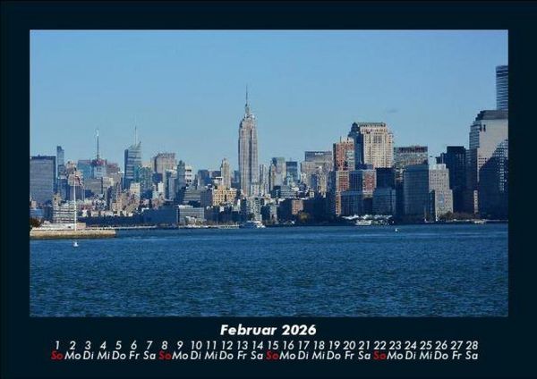 Produktbild: New York 2026 Fotokalender DIN A5