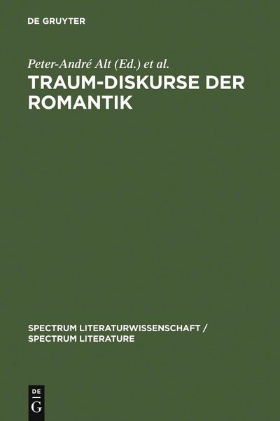 Produktbild: Traum-Diskurse der Romantik