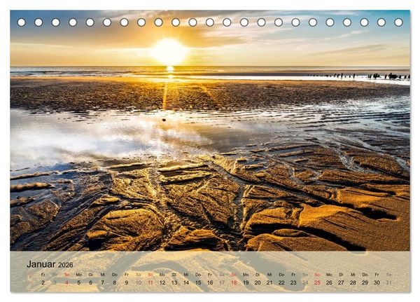 Produktbild: Nordsee - Traum (Tischkalender 2026 DIN A5 quer), CALVENDO Monatskalender