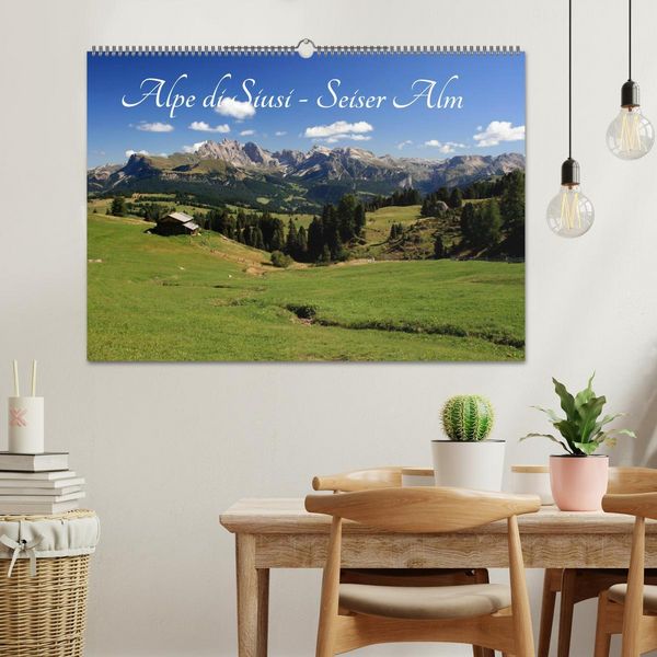 Produktbild: Alpe di Siusi - Seiser Alm (Wandkalender 2026 DIN A2 quer), CALVENDO Monatskalender