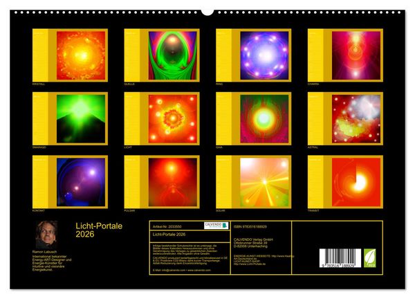 Produktbild: Licht-Portale 2026 (hochwertiger Premium Wandkalender 2026 DIN A2 quer), Kunstdruck in Hochglanz