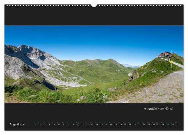 Produktbild: Arosa Panorama (hochwertiger Premium Wandkalender 2026 DIN A2 quer), Kunstdruck in Hochglanz
