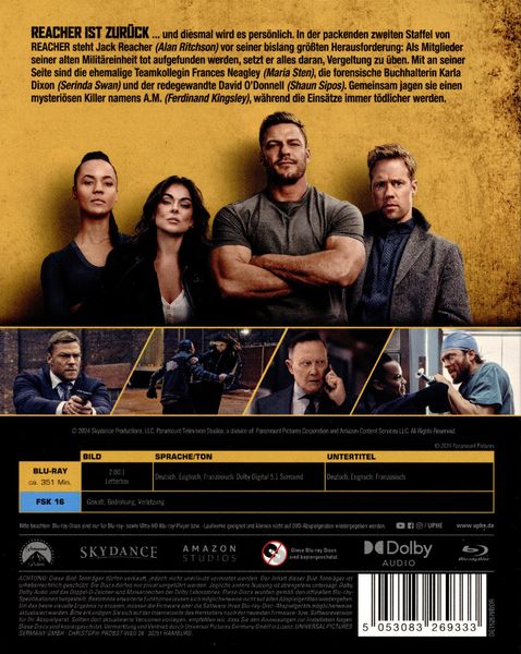 Produktbild: Reacher: Staffel 2 [2 BRs]