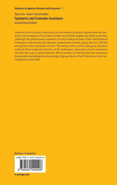 Produktbild: Symmetry and Economic Invariance