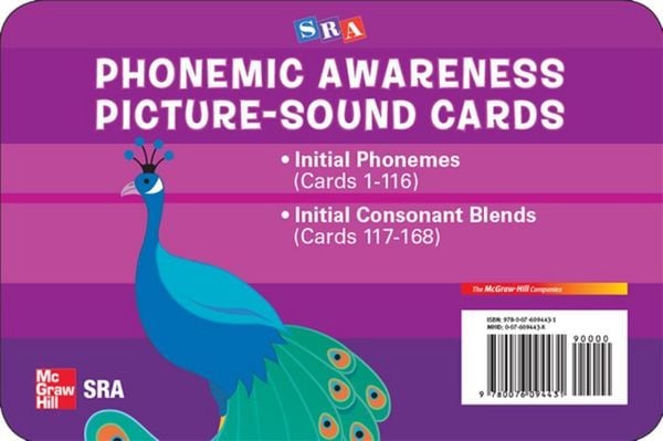 Produktbild: Phonemic Awareness Prek-K, Picture/Sound Cards