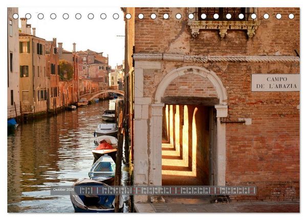 Produktbild: Sehnsuchtsort Venedig 2026 (Tischkalender 2026 DIN A5 quer), CALVENDO Monatskalender