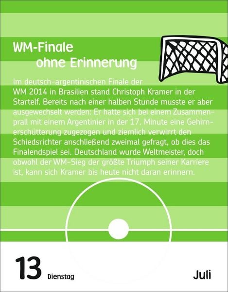 Produktbild: Fu&szlig;ballspa&szlig; f&uuml;r Kids Tagesabrei&szlig;kalender 2027 - Witze, lustige Spr&uuml;che und verr&uuml;ckte Fakten