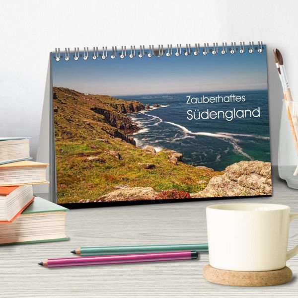 Produktbild: Zauberhaftes S&uuml;dengland (Tischkalender 2026 DIN A5 quer), CALVENDO Monatskalender