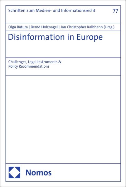 Produktbild: Disinformation in Europe