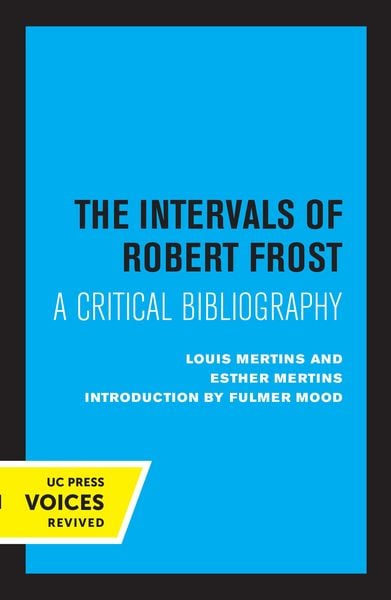 Produktbild: The Intervals of Robert Frost