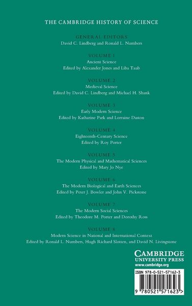 Produktbild: The Cambridge History of Science