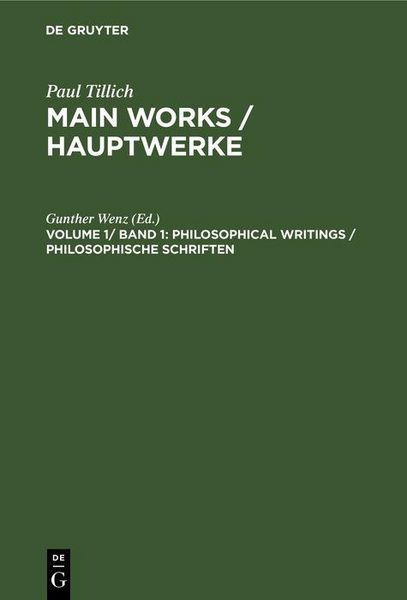 Produktbild: Philosophical Writings / Philosophische Schriften