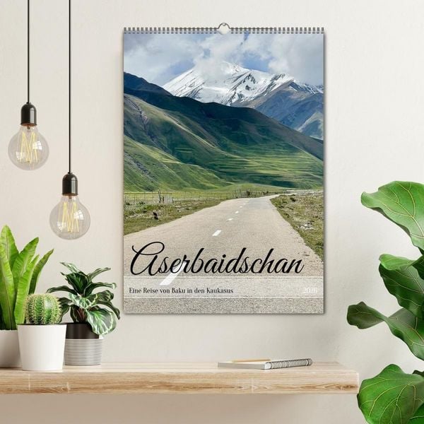 Produktbild: Aserbaidschan - Eine Reise von Baku in den Kaukasus (Wandkalender 2026 DIN A2 hoch), CALVENDO Monatskalender