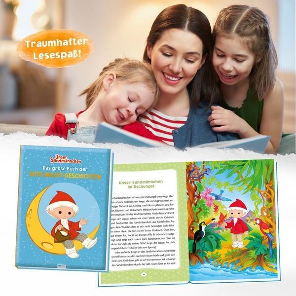 Produktbild: Tr&ouml;tsch Unser Sandm&auml;nnchen Das gro&szlig;e Buch der Gute Nacht Geschichten Vorlesebuch