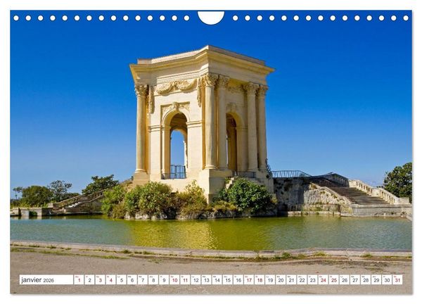 Produktbild: Montpellier - Escapades en ville et aux alentours (Calendrier mural 2026 DIN A4 vertical), CALVENDO calendrier mensuel