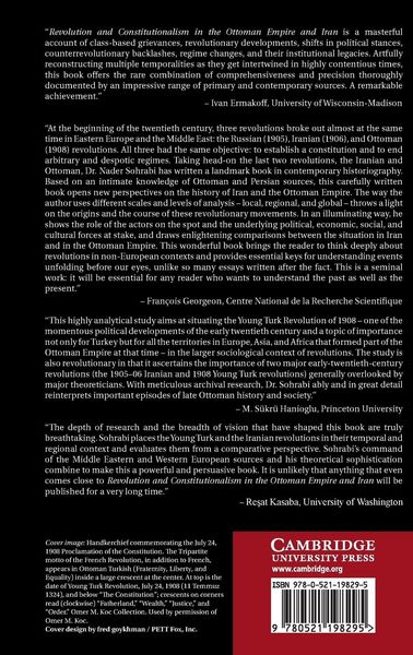 Produktbild: Revolution and Constitutionalism in the Ottoman Empire and Iran