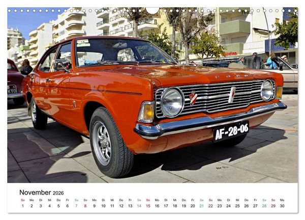 Produktbild: Autos der 70er (Wandkalender 2026 DIN A3 quer), CALVENDO Monatskalender