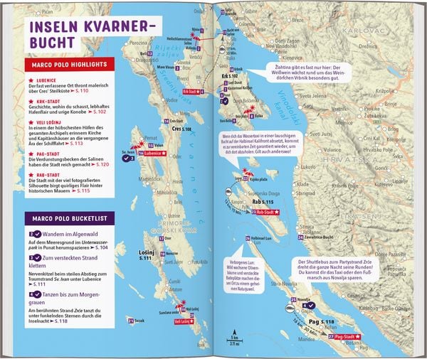 Produktbild: MARCO POLO Reisef&uuml;hrer Kroatische K&uuml;ste Istrien, Kvarner