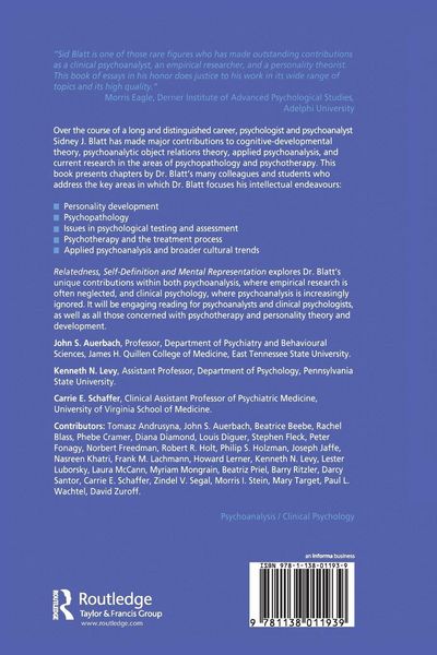 Produktbild: Relatedness, Self-Definition and Mental Representation