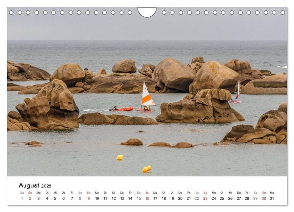 Produktbild: K&uuml;sten der Normandie und der Bretagne (Wandkalender 2026 DIN A4 quer), CALVENDO Monatskalender