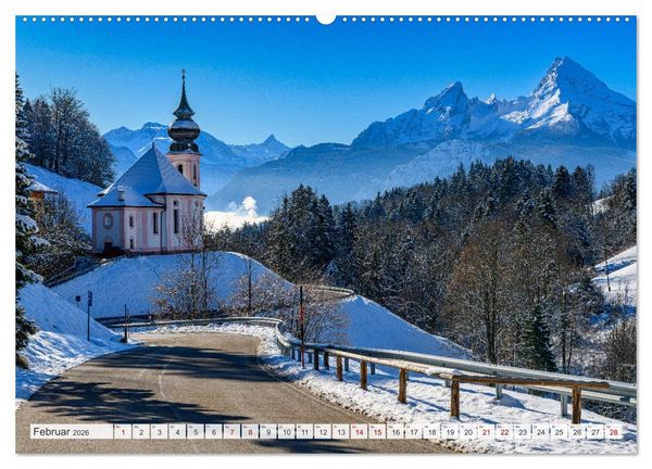 Produktbild: Mein Berchtesgadener Land - Wundersch&ouml;n zu jeder Jahreszeit (Wandkalender 2026 DIN A2 quer), CALVENDO Monatskalender