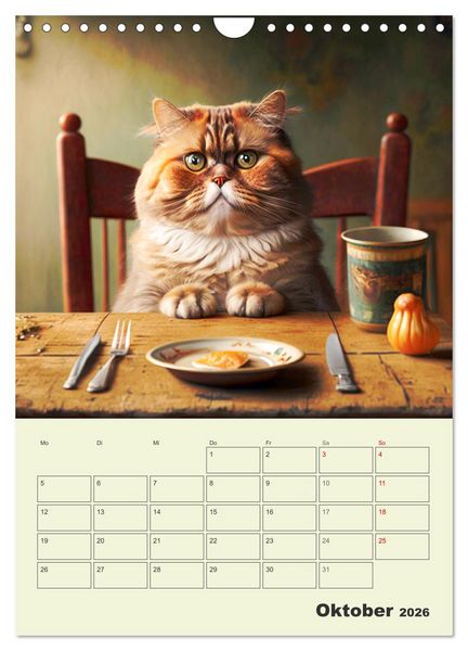Produktbild: Jetzt ist die Katze aus dem Sack! Katzenspa&szlig; vom Feinsten! (Wandkalender 2026 DIN A4 hoch), CALVENDO Monatskalender