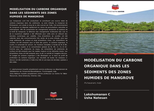 Produktbild: Mod&eacute;lisation Du Carbone Organique Dans Les S&eacute;diments des Zones Humides De Mangrove