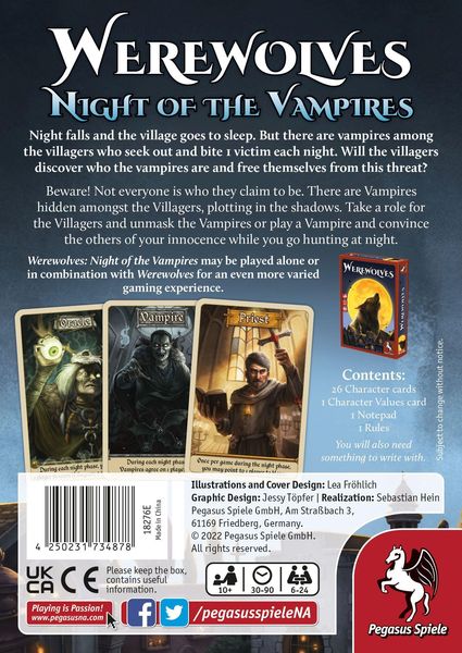 Produktbild: Werewolves Night of the Vampires (English Edition)