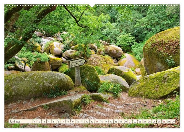Produktbild: Huelgoat - Sagenumwobener M&auml;rchenwald in der Bretagne (Wandkalender 2026 DIN A2 quer), CALVENDO Monatskalender