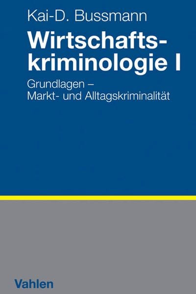 Produktbild: Wirtschaftskriminologie I