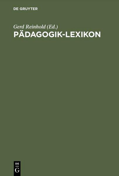Produktbild: P&auml;dagogik-Lexikon