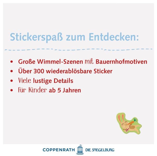 Produktbild: Wimmel-Stickerwelt: Bauernhof