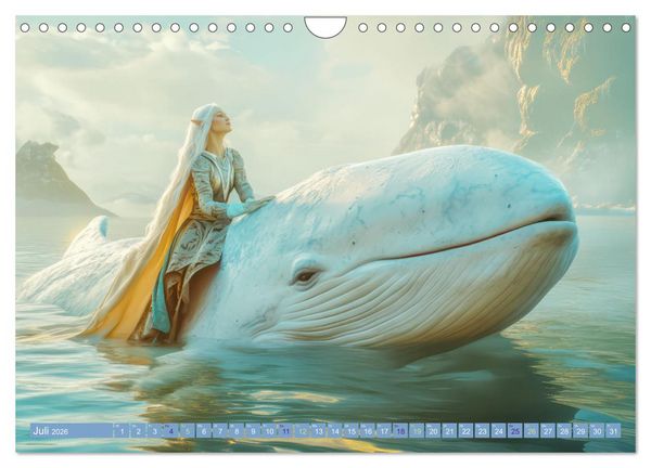 Produktbild: Willkommen im Fantasieland - M&auml;rchenbilder (Wandkalender 2026 DIN A4 quer), CALVENDO Monatskalender