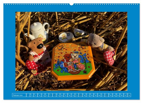 Produktbild: Der Baerchenladen, Teddys und Kunst zum Verlieben (Wandkalender 2026 DIN A2 quer), CALVENDO Monatskalender