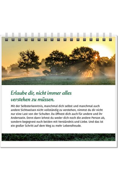 Produktbild: Der Lebensfreude-Tischkalender 2027