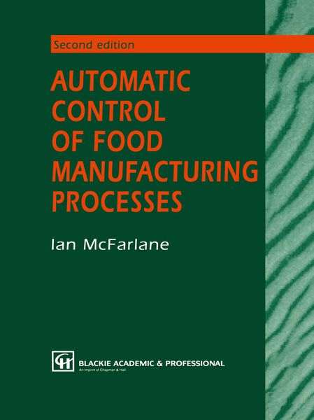 Produktbild: Automatic Control of Food Manufacturing Processes