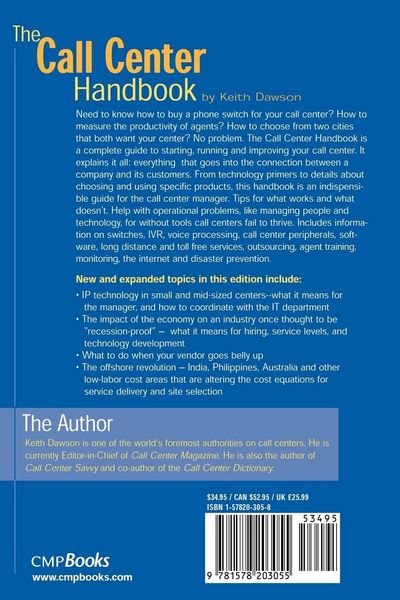 Produktbild: The Call Center Handbook