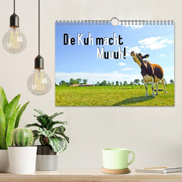 Produktbild: Die Kuh macht Muuuh! (Wandkalender 2026 DIN A4 quer), CALVENDO Monatskalender